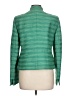 Akris Punto 100% Viscose Stripes Green Jacket Size 12 - photo 2