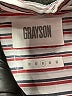 Grayson 100% Cotton Stripes Pink Long Sleeve Button-Down Shirt Size Med (3) - photo 7