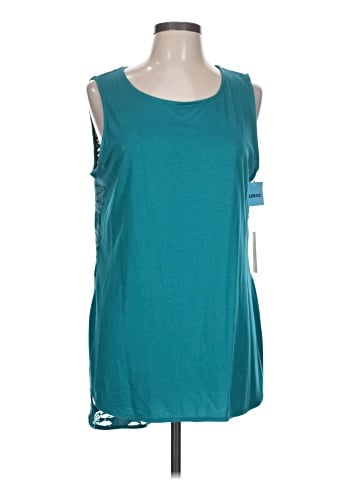 Tangerine Sleeveless T-Shirt (view 1)