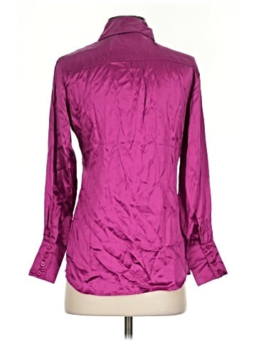 Twiggy LONDON Long Sleeve Silk Top (view 2)