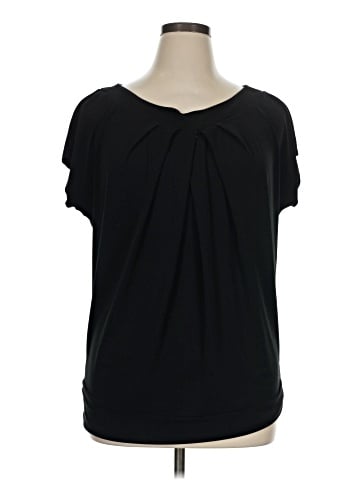 New York & Company Short Sleeve Blouse (view 1)