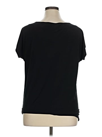 New York & Company Short Sleeve Blouse (view 2)