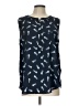 Not Your Daughter's Jeans 100% Polyester Blue Sleeveless Blouse Size L - photo 1