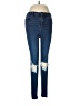 Hot Topic Hearts Blue Jeans Size Med (00) - photo 1