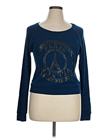 Stranded Long Sleeve Top (view 1)