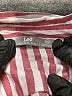 Riders by Lee Stripes Red Sleeveless Button-Down Shirt Size M - photo 4