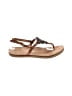 Ugg 100% Leather Tan Sandals Size 9 - photo 1