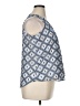 Calvin Klein 100% Polyester Blue Sleeveless Blouse Size XL (petite) - photo 4