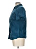 Yessica Plaid Teal Short Sleeve Button-Down Shirt Size EU 42 / US 12 - photo 5