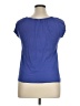 Grace Elements Blue Short Sleeve Top Size XL - photo 2