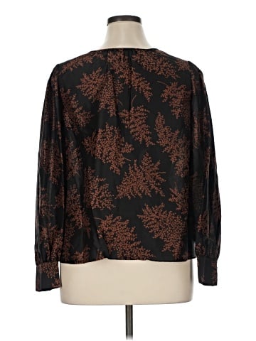 Rebecca Taylor Long Sleeve Silk Top (view 2)