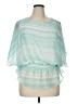 Rafaella 100% Polyester Teal 3/4 Sleeve Blouse Size XL - photo 1