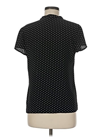 Noir Short Sleeve Blouse (view 2)