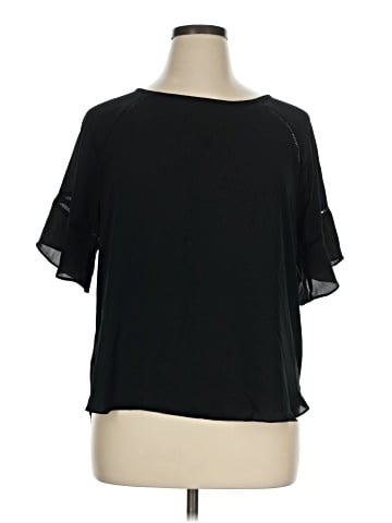 Ann Taylor LOFT Outlet Short Sleeve Blouse (view 1)