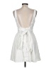 Shein 100% Polyester Solid White Cocktail Dress Size 6 - photo 2