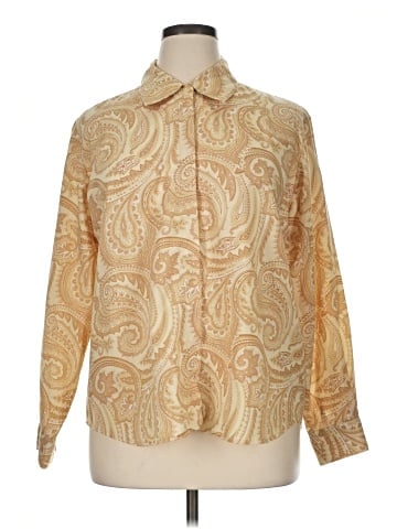 Liz Claiborne Long Sleeve Button-Down Shirt (view 1)