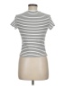 Lovesick Stripes Ivory Short Sleeve Turtleneck Size Med Plus (00) - photo 2