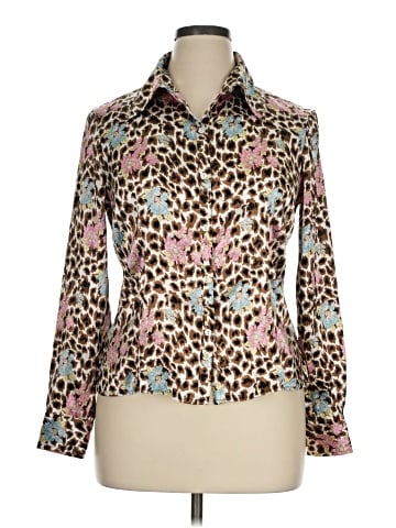 Nicole by Nicole Miller Long Sleeve Blouse (view 1)