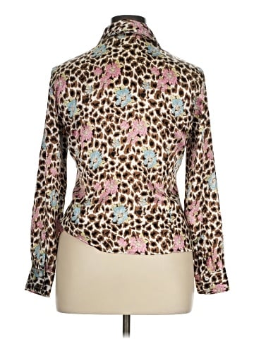 Nicole by Nicole Miller Long Sleeve Blouse (view 2)