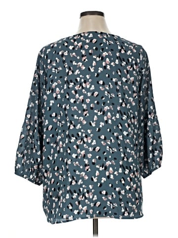 Collective Concepts 3/4 Sleeve Blouse (view 2)