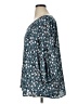Collective Concepts 100% Polyester Teal 3/4 Sleeve Blouse Size 1X - photo 5