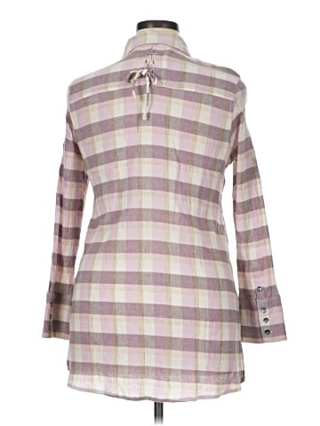 Soft Surroundings Long Sleeve Button-Down Shirt (view 2)