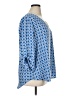 Chaus Blue 3/4 Sleeve Blouse Size XL - photo 4