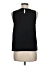 Elle 100% Polyester Black Sleeveless Blouse Size M - photo 2