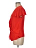 Trouve 100% Polyester Red Short Sleeve Top Size M - photo 5