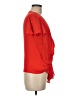 Trouve 100% Polyester Red Short Sleeve Top Size M - photo 4