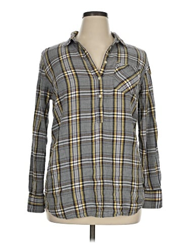 Merona Long Sleeve Button-Down Shirt (view 1)