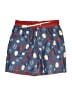 Marvel 100% Polyester Print Blue Board Shorts Size 6 - 7 - photo 1