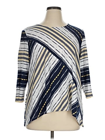 Alfred Dunner 3/4 Sleeve Top (view 1)