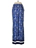 H&M Paisley Blue Casual Pants Size 6 - photo 1
