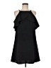 Miss Selfridge 100% Polyester Solid Black Cocktail Dress Size 6 - photo 1