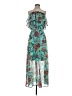 Decree 100% Polyester Paisley Teal Casual Dress Size S - photo 1