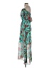 Decree 100% Polyester Paisley Teal Casual Dress Size S - photo 5