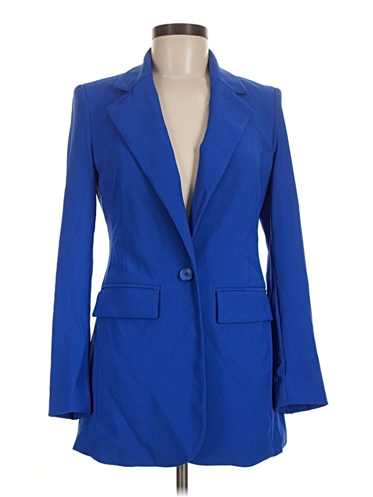 Pre-owned Boston Proper Blazer Jacket In Blue
