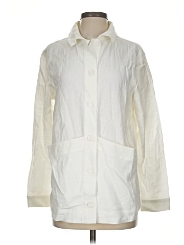 Carbon38 Long Sleeve Button-Down Shirt (view 1)
