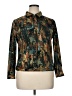 Christopher & Banks Print Gold Jacket Size XL (petite) - photo 1