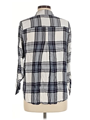 Point Zero 3/4 Sleeve Button-Down Shirt (view 2)