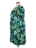 Connected Apparel Print Teal Cocktail Dress Size 22 - photo 5