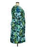 Connected Apparel Print Teal Cocktail Dress Size 22 - photo 4
