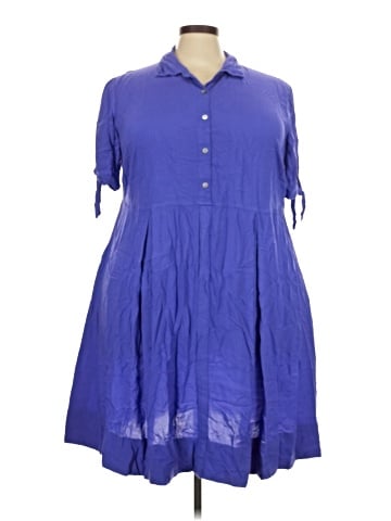 Woman Within Casual Dress (view 1)