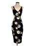 Missguided Floral Black Cocktail Dress Size 2 - photo 1