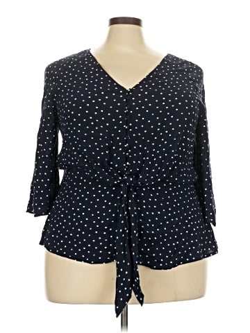 Ellos 3/4 Sleeve Blouse (view 1)