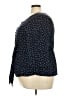 Ellos Polka Dots Black 3/4 Sleeve Blouse Size 22 - photo 5