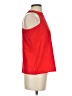 Paper Crane 100% Polyester Red Sleeveless Blouse Size S - photo 4
