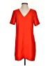 Dynamite 100% Polyester Solid Orange Casual Dress Size S - photo 1
