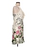oasis 100% Viscose Tropical Ivory Cocktail Dress Size 12 - photo 4